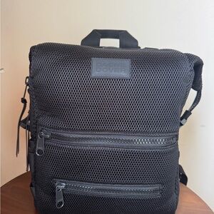 Dagne Dover Black Air Mesh Large Indi Backpack
